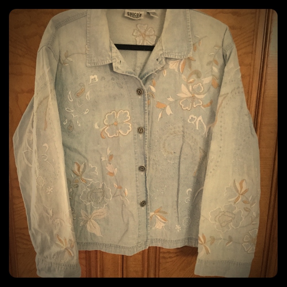 Vintage Chico’s denim jacket
